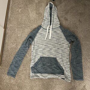 COLOURS by ALEXANDER JULIAN Green and White Hoodie - Medium